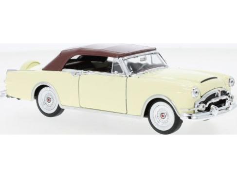 Packard Caribbean 1953 Light Beige/Brown 1:24 Scale Welly Diecast Model-Welly-Diecast Model Centre