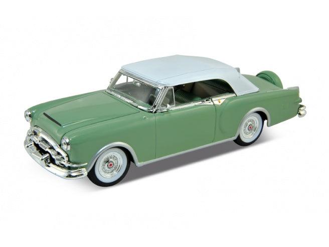 Packard Caribbean Top up 1953- Light Green 1:24 Scale Welly Diecast Model-Welly-Diecast Model Centre