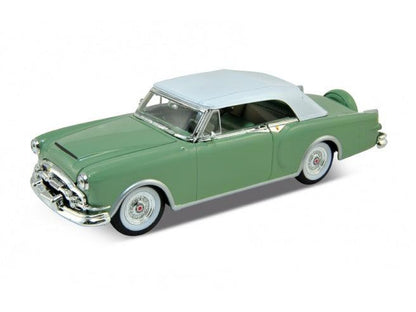 Packard Caribbean Top up 1953- Light Green 1:24 Scale Welly Diecast Model-Welly-Diecast Model Centre