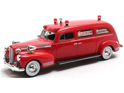 Packard Henney Ambulance 1940 Red 1:43 Scale Matrix Resin Model Car-Matrix-Diecast Model Centre