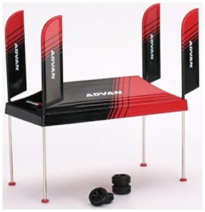Paddock Service Tent Set Advan 1:64 Scale MINI GT Diecast Model-MINI GT-Diecast Model Centre