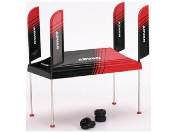Paddock Service Tent Set Advan 1:64 Scale MINI GT Diecast Model-MINI GT-Diecast Model Centre
