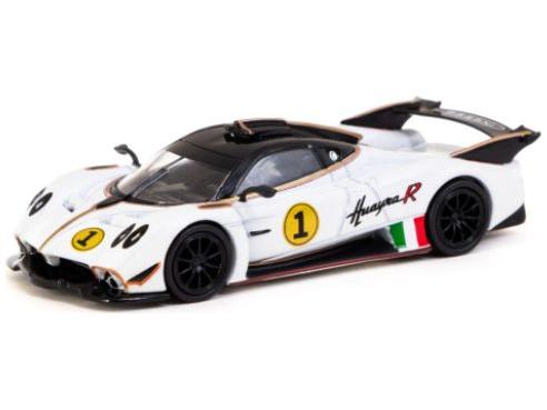 Pagani Huayra R White 1:64 Scale Tarmac Works Diecast Model-Tarmac Works-Diecast Model Centre
