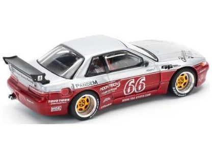 Pandem Silvia S13 Moontech Red (New Tooling) 1:64 Scale Pop Race Diecast Model Car-Pop Race-Diecast Model Centre