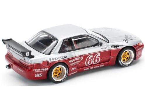 Pandem Silvia S13 Moontech Red (New Tooling) 1:64 Scale Pop Race Diecast Model Car-Pop Race-Diecast Model Centre