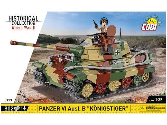 Panzer VI AUSF. Koningster 802 KL WWII Cobi Brick Build Kit-Cobi-Diecast Model Centre