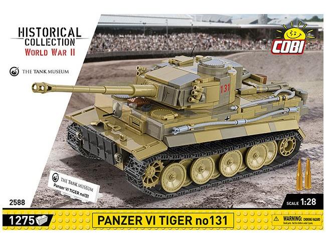 Panzer VI Tiger I #131 1275 KL. WWII Cobi Brick Build Kit-Cobi-Diecast Model Centre