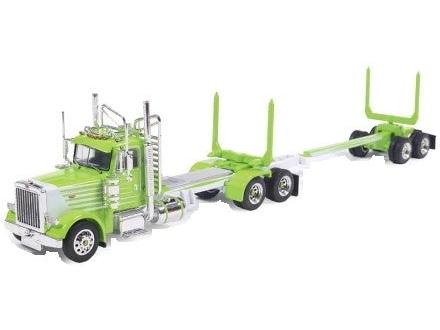 Peterbilt Logging Truck Light Green 1:64 Scale Diecast Truck – IXO-IXO-Diecast Model Centre