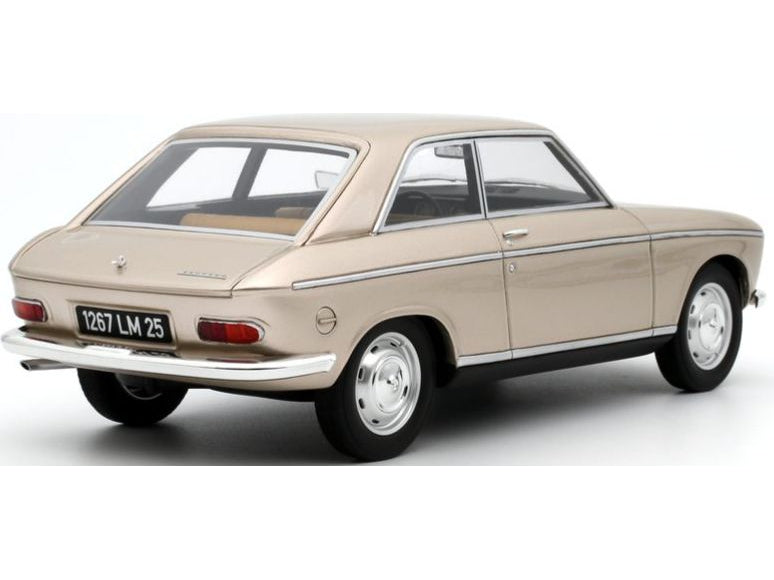 Peugeot 204 Coupe 1965 beige - 1:18 Scale Resin Model Car-Otto-Diecast Model Centre