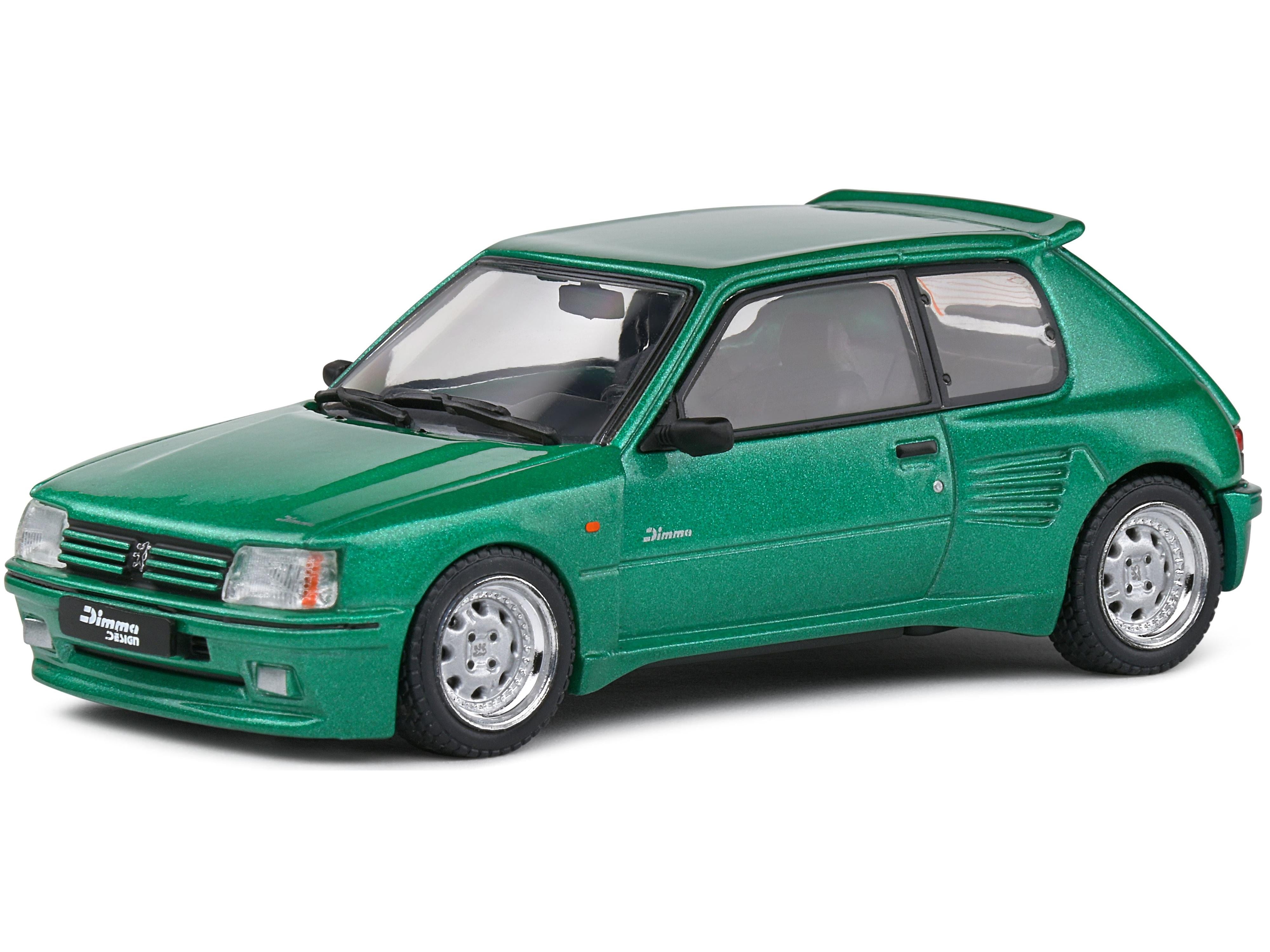 Peugeot 205 Dimma 1992 Green 1:43 Scale Solido Diecast Model-Solido-Diecast Model Centre