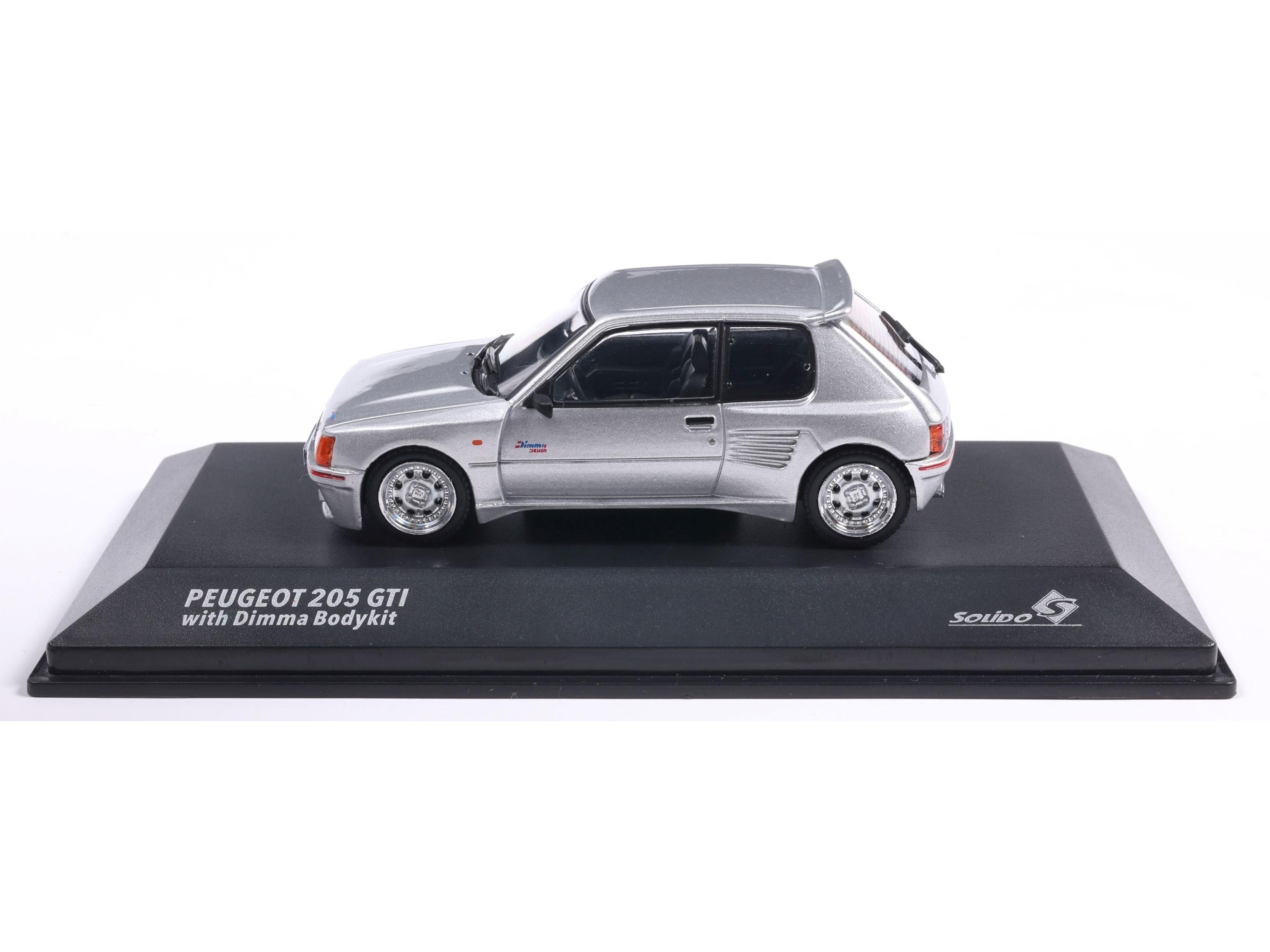 Peugeot 205 Dimma Gris Futura 1992 1:43 Scale Solido Diecast Model Car-Solido-Diecast Model Centre