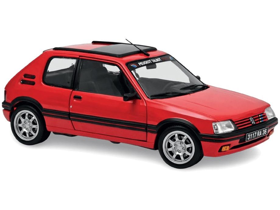 Peugeot 205 GTi 1.9 PTS Vallelunga Red 1992 1:18 Scale Diecast Model Car – Norev-Norev-Diecast Model Centre