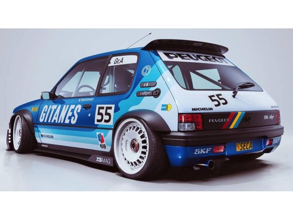 Peugeot 205 GTi Blackfish G Tribute 1990 1:18 Scale Solido Diecast Model Car-Solido-Diecast Model Centre