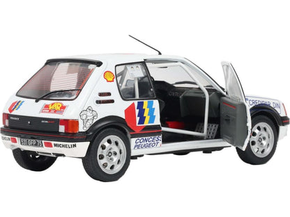 Peugeot 205 GTi GR.N #144 Rallye Du Var 1987 F. Delecour 1:18 Scale Diecast Car – Solido-Solido-Diecast Model Centre