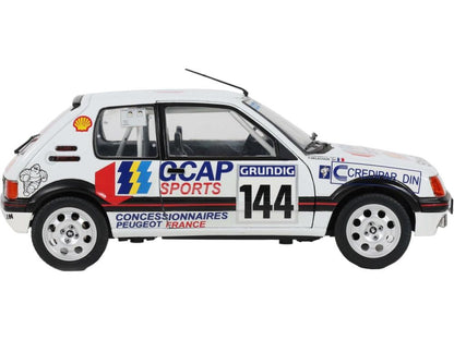 Peugeot 205 GTi GR.N #144 Rallye Du Var 1987 F. Delecour 1:18 Scale Diecast Car – Solido-Solido-Diecast Model Centre
