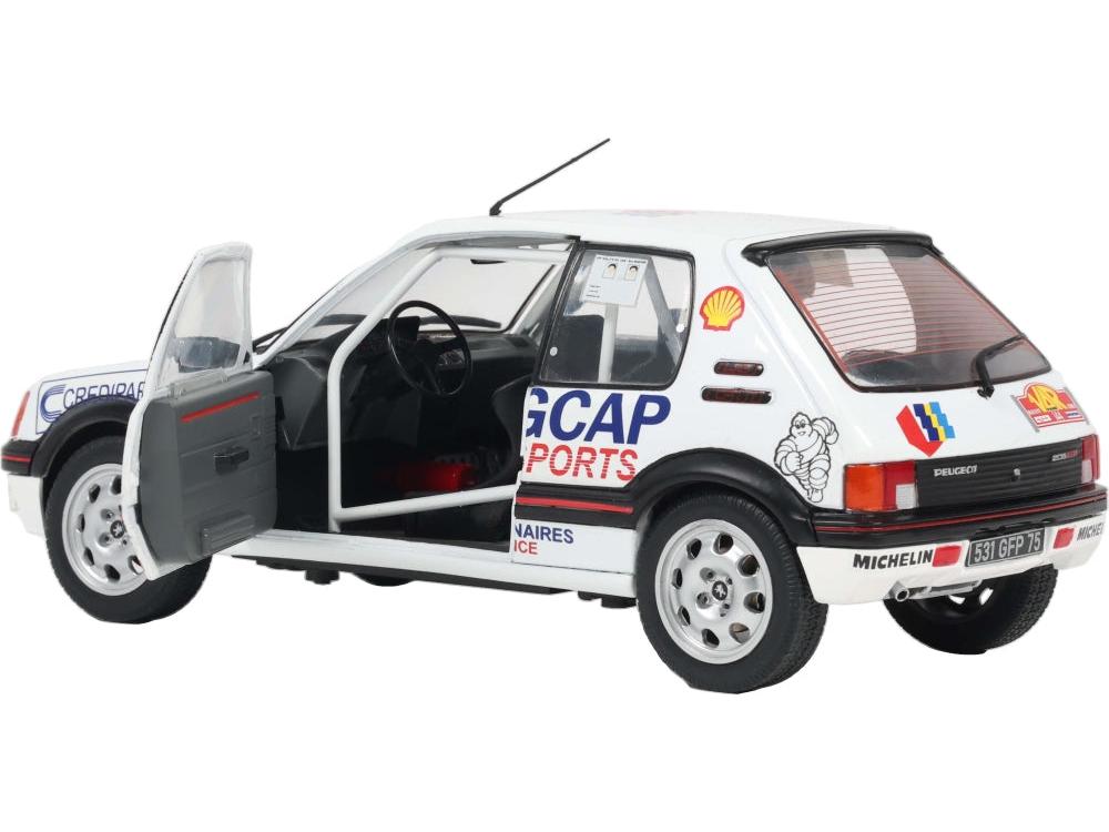 Peugeot 205 GTi GR.N #144 Rallye Du Var 1987 F. Delecour 1:18 Scale Diecast Car – Solido-Solido-Diecast Model Centre