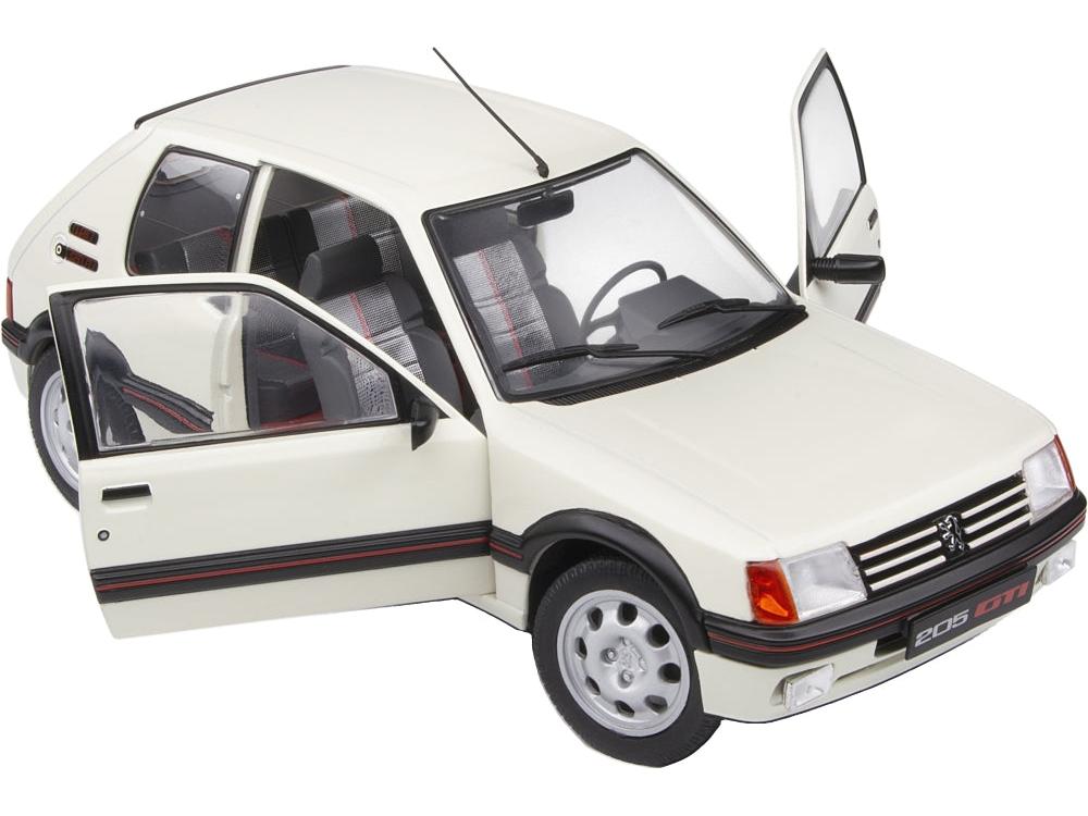 Peugeot 205 MK.1 GTI 1.9 Blanc Meije 1988 1:18 Scale Diecast Car – Solido-Solido-Diecast Model Centre