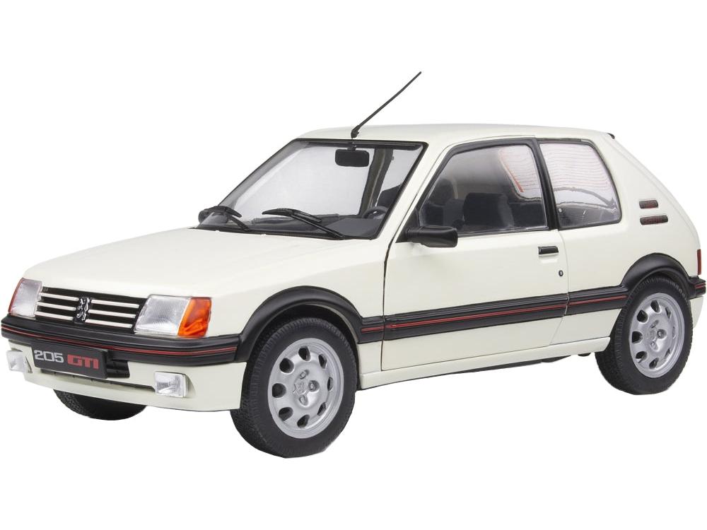 Peugeot 205 MK.1 GTI 1.9 Blanc Meije 1988 1:18 Scale Diecast Car – Solido-Solido-Diecast Model Centre