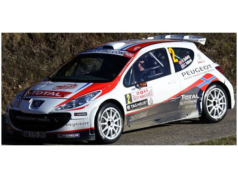 Peugeot 207 S2000 #2 Monte Carlo Rally 2011 P Solberg/C Patterson - 1:18 Scale Diecast Model Car-Sun Star-Diecast Model Centre