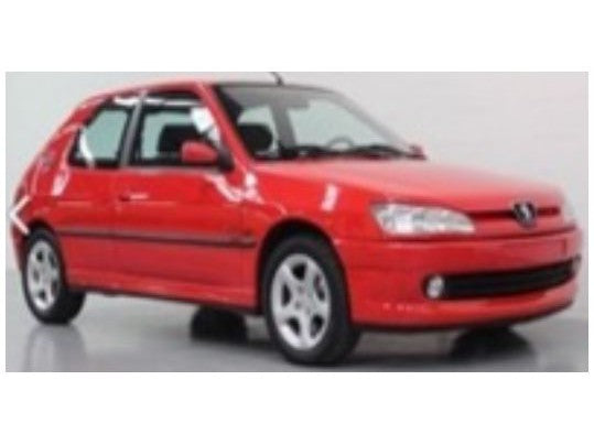 Peugeot 306 GTi S16 2002 red - 1:43 Scale Diecast Model Car-Solido-Diecast Model Centre