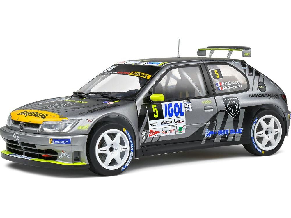 Peugeot 306 Maxi 2021 Rallye Du Mont Blanc 2021 1:18 Scale Solido Diecast Model-Solido-Diecast Model Centre