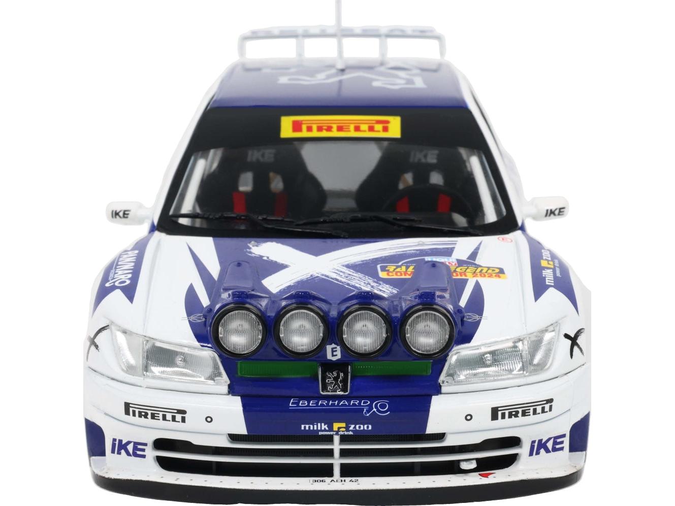 Peugeot 306 Maxi #5 Rallylegend 2024 Delecour/Roche 1:18 Scale Diecast Car – Solido-Solido-Diecast Model Centre