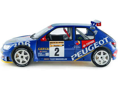 Peugeot 306 Maxi Rally De Aviles 1997 #2 J.Ascona J.Billmaier 1:18 Scale Diecast Model Car – Solido