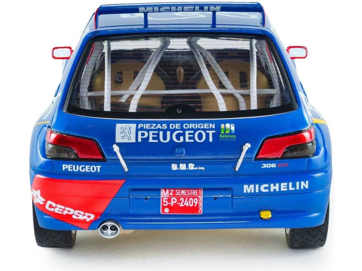 Peugeot 306 Maxi Rally De Aviles 1997 #2 J.Ascona J.Billmaier 1:18 Scale Diecast Model Car – Solido