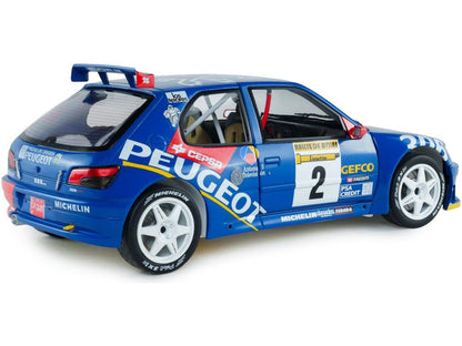 Peugeot 306 Maxi Rally De Aviles 1997 #2 J.Ascona J.Billmaier 1:18 Scale Diecast Model Car – Solido