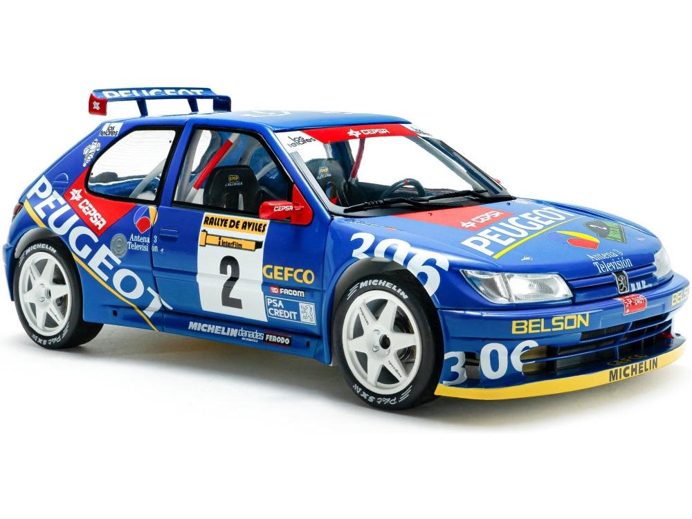 Peugeot 306 Maxi Rally De Aviles 1997 #2 J.Ascona J.Billmaier 1:18