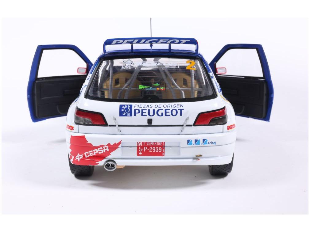 Peugeot 306 Maxi White #2 G.Panizzi H.Panizzi Rally Cortes Ingles 1998 1:18 Scale Solido Diecast Model Car-Solido-Diecast Model Centre