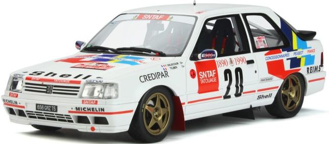 Peugeot 309 GR. A #20 Rally Monte Carlo 1990 1:18 Scale OttOmobile Resin Model-OttOmobile-Diecast Model Centre