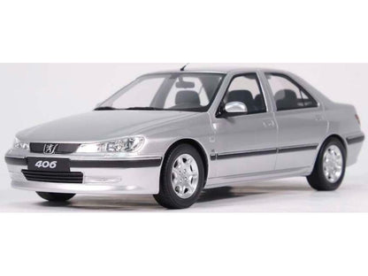 Peugeot 406 3.0 V6 24V Grey Quartz Metallic 2000 1:18 Scale Resin Car – OttOmobile Samurai Collection-OttOmobile-Diecast Model Centre