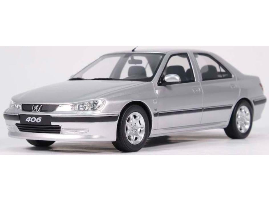 Peugeot 406 3.0 V6 24V Grey Quartz Metallic 2000 1:18 Scale Resin Car – OttOmobile Samurai Collection-OttOmobile-Diecast Model Centre