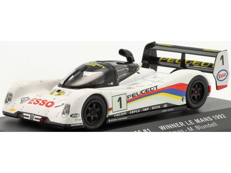 Peugeot 905 #1 Winner 24h Le Mans 1992 Dalmas/Warwick/Blundell 1:43 Scale IXO Diecast Model Car-IXO-Diecast Model Centre
