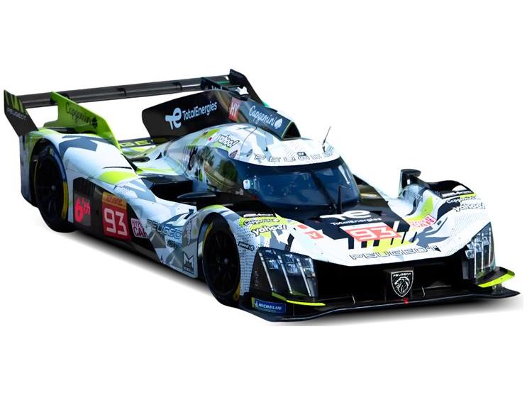 Peugeot 9X8 Grey Vergne/Jensen/Di Resta #93 Qatar 2025 1:18 Scale Solido Diecast Model Car-Solido-Diecast Model Centre