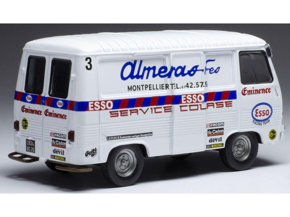Peugeot J7 Team Almeras Eminence Rally Service 1:43 Scale IXO Diecast Model Car-IXO-Diecast Model Centre