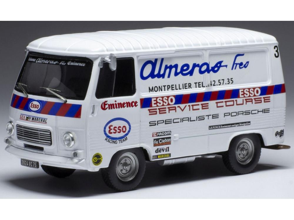Peugeot J7 Team Almeras Eminence Rally Service 1:43 Scale IXO Diecast Model Car-IXO-Diecast Model Centre