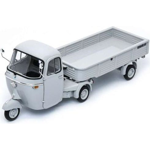 Piaggio Vespa Pentaro 1964 grey - 1:18 Scale Diecast Model Pickup Truck-Schuco-Diecast Model Centre