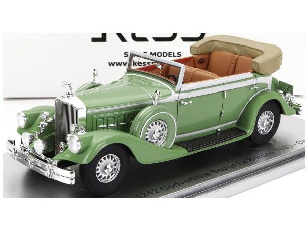 Pierce Arrow 124 Green Convertible Berline Sedan Le Baron Open 1933 1:43 Scale Kess Resin Model-Kess-Diecast Model Centre