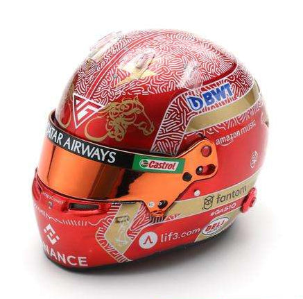 Pierre Gasly F1 Qatar GP 2023 Helmet 1:5 Scale Spark Resin Replica-Spark-Diecast Model Centre