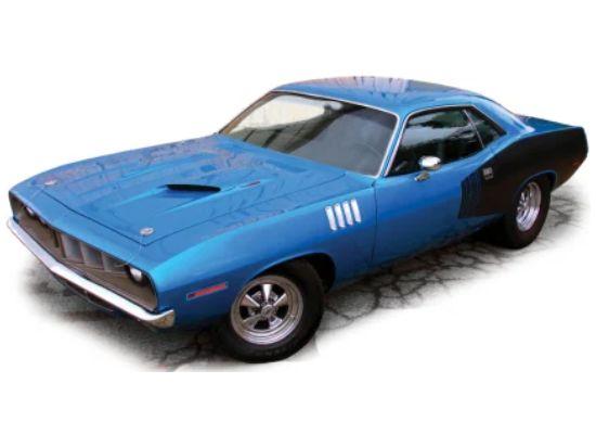 Plymouth Hemi Cuda Blue 1971 1:43 Scale IXO Diecast Model Car-IXO-Diecast Model Centre