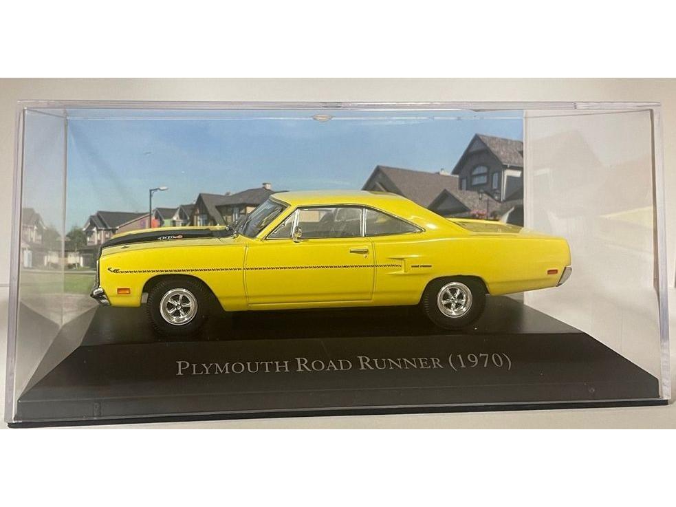 Plymouth Road Runner 1970 Yellow 1:43 Scale Unbranded Diecast Model Car-Unbranded-Diecast Model Centre