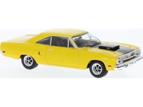 Plymouth Road Runner Yellow 1970 1:43 Scale IXO Diecast Model Car-IXO-Diecast Model Centre