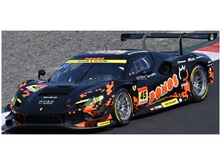 Ponos Ferrari 296 Ponos Racing #45 GT300 Super GT 2025 Cozzolino/Shinohara 1:43 Scale Resin Car – Looksmart-Looksmart-Diecast Model Centre
