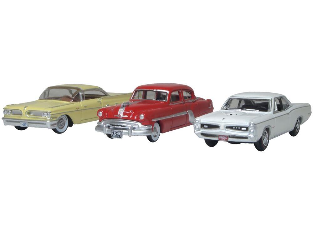 Pontiac 3 Piece Set Centenary 2026 1:76 Scale Oxford Diecast Models-Oxford Diecast-Diecast Model Centre