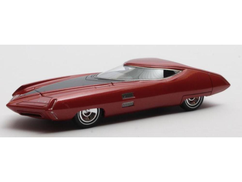 Pontiac Cirrus Concept Red Metallic 1969 1:43 Scale Matrix Resin Model Car-Matrix-Diecast Model Centre
