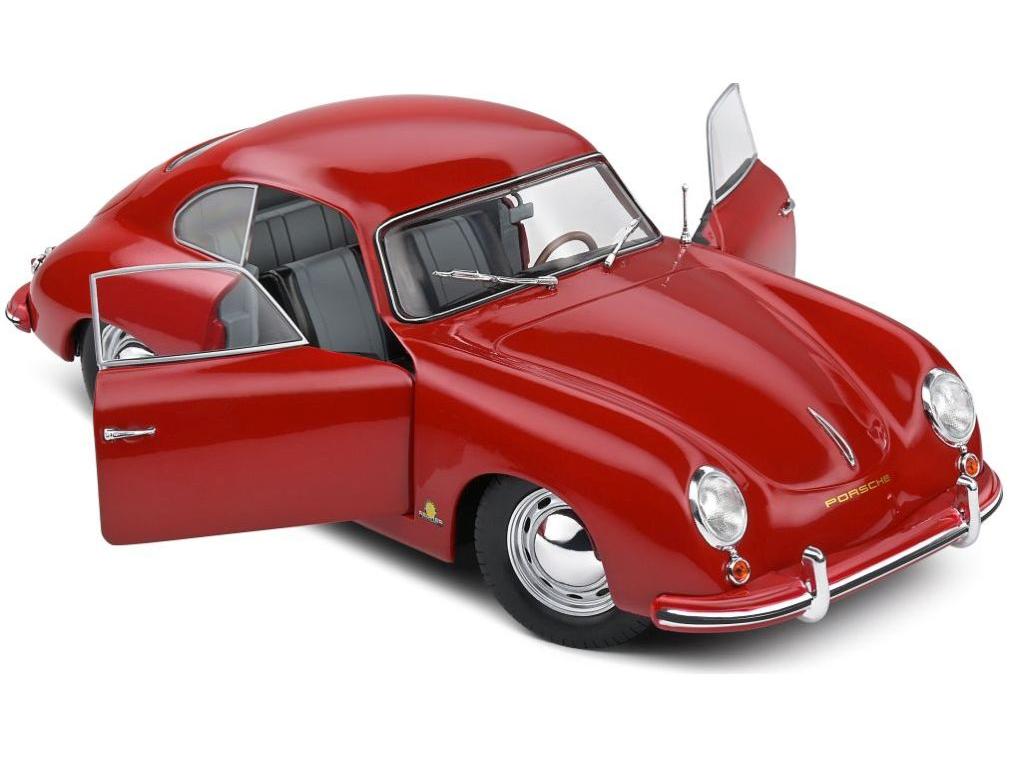 Porsche 356 Pre-A Red 1953 1:18 Scale Solido Diecast Model Car-Solido-Diecast Model Centre