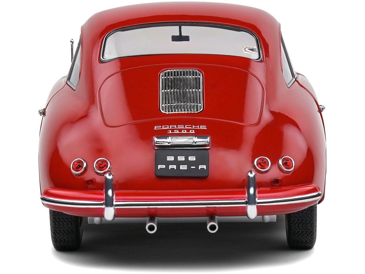 Porsche 356 Pre-A Red 1953 1:18 Scale Solido Diecast Model Car-Solido-Diecast Model Centre
