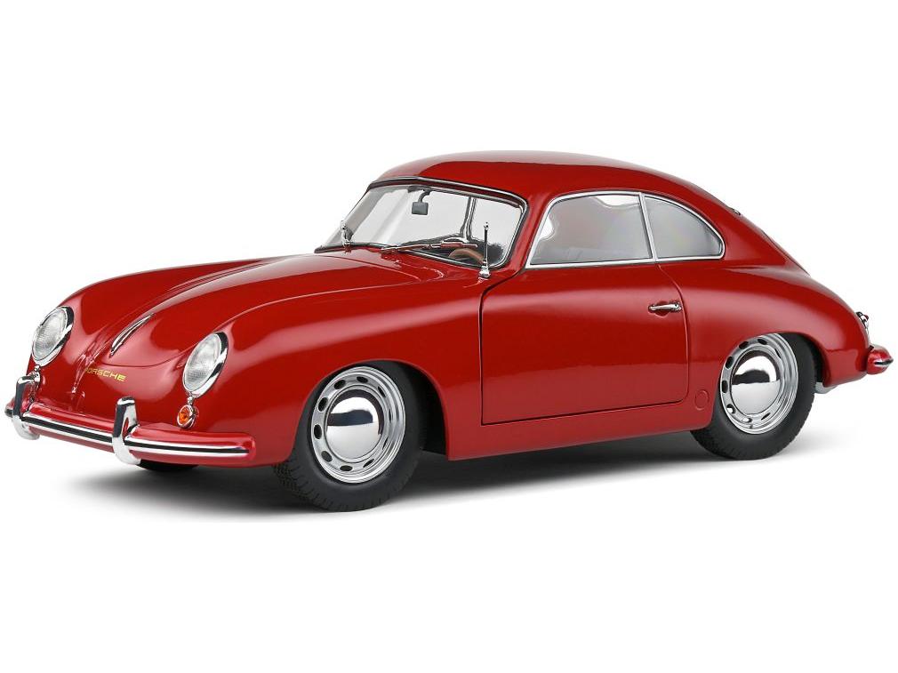 Porsche 356 Pre-A Red 1953 1:18 Scale Solido Diecast Model Car-Solido-Diecast Model Centre